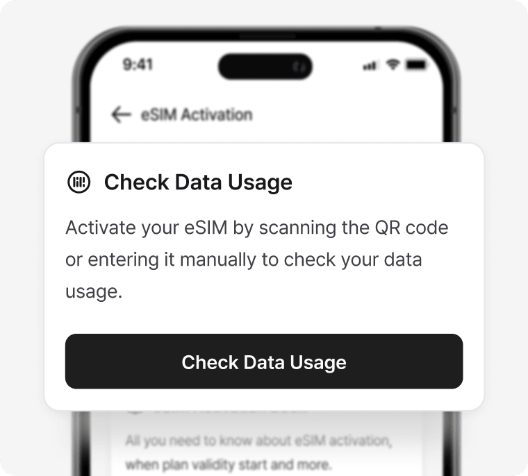 3. Check Data Usage