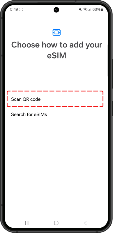 Select activation method